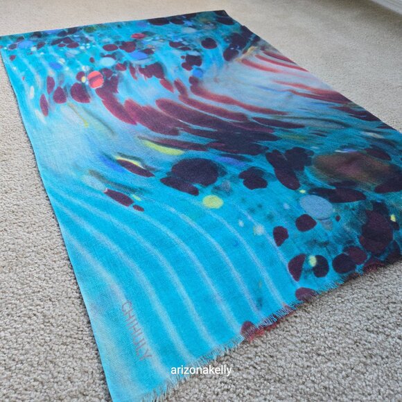 NWOT Silk Cashmere Woven Scarf Chiluly - Picture 7 of 9